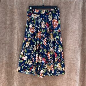 SPRING SALE Floral print Midi Skirt